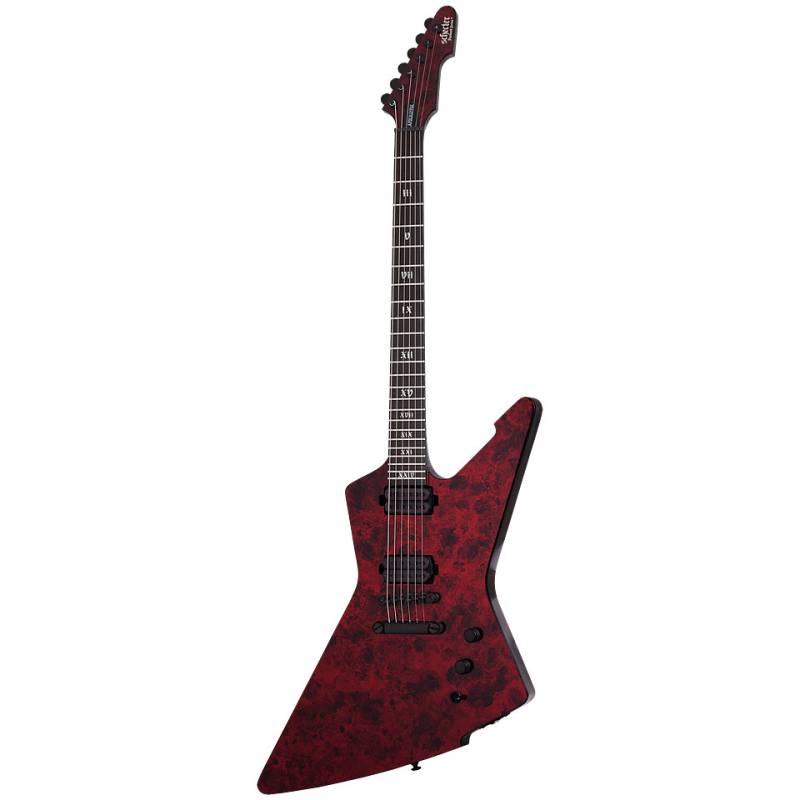 Schecter E-1 Apocalypse Red Reign E-Gitarre von Schecter