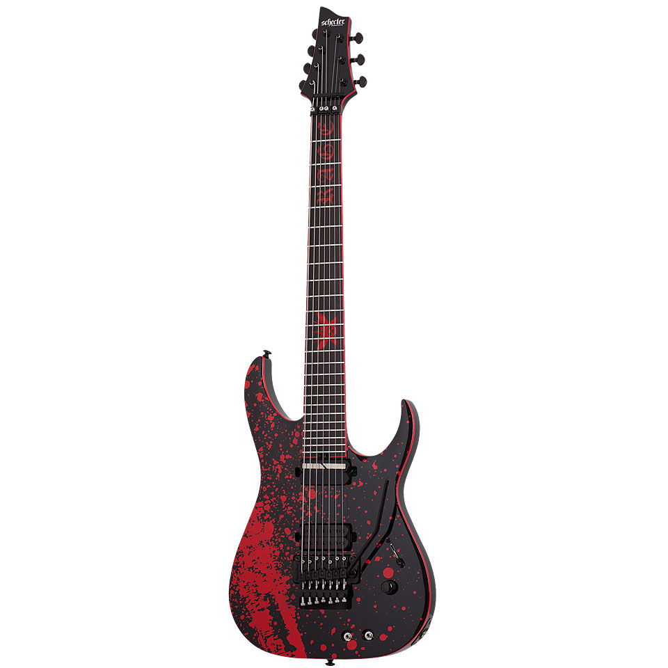 Schecter Signature Sullivan King Banshee-7 FR S, Obsidian B E-Gitarre von Schecter