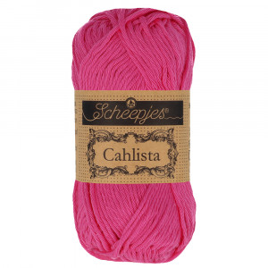 Scheepjes Cahlista Garn Unicolor 114 Shocking Pink von Scheepjes