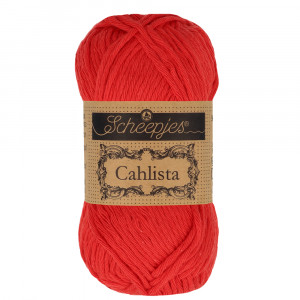 Scheepjes Cahlista Garn Unicolor 115 Hot Red von Scheepjes