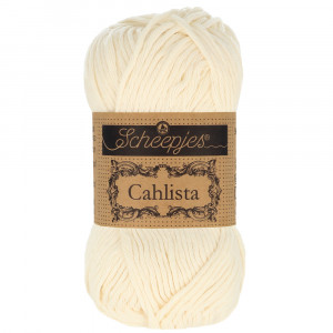 Scheepjes Cahlista Garn Unicolor 130 Old Lace von Scheepjes