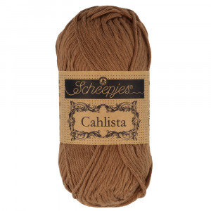 Scheepjes Cahlista Garn Unicolor 157 Root Beer von Scheepjes