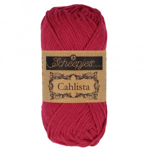 Scheepjes Cahlista Garn Unicolor 192 Scarlet von Scheepjes