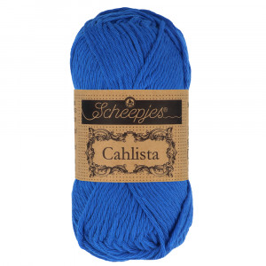 Scheepjes Cahlista Garn Unicolor 201 Electric Blue von Scheepjes