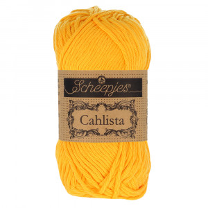 Scheepjes Cahlista Garn Unicolor 208 Yellow Gold von Scheepjes