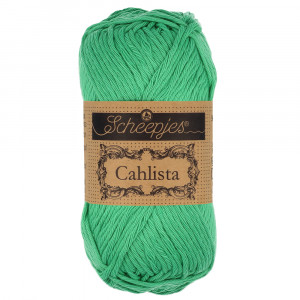 Scheepjes Cahlista Garn Unicolor 241 Parrot Green von Scheepjes