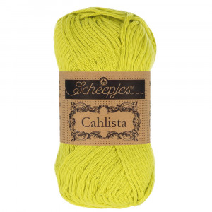 Scheepjes Cahlista Garn Unicolor 245 Green Yellow von Scheepjes