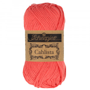 Scheepjes Cahlista Garn Unicolor 252 Watermelon von Scheepjes