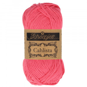 Scheepjes Cahlista Garn Unicolor 256 Carmelia Rose von Scheepjes