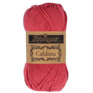 Scheepjes Cahlista Garn Unicolor 258 Rosewood von Scheepjes