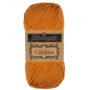 Scheepjes Cahlista Garn Unicolor 383 Ginger Gold von Scheepjes