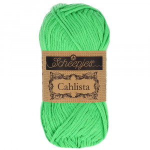 Scheepjes Cahlista Garn Unicolor 389 Apple Green von Scheepjes