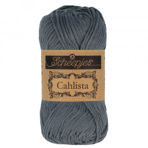 Scheepjes Cahlista Garn Unicolor 393 Charcoal von Scheepjes