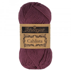 Scheepjes Cahlista Garn Unicolor 394 Shadow Purple von Scheepjes