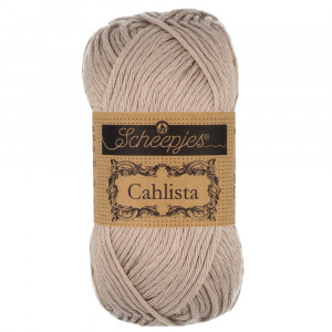 Scheepjes Cahlista Garn Unicolor 406 Soft Beige von Scheepjes