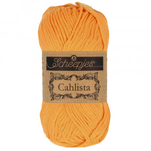 Scheepjes Cahlista Garn Unicolor 411 Sweet Orange von Scheepjes