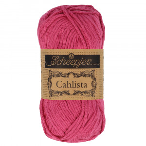 Scheepjes Cahlista Garn Unicolor 413 Cherry von Scheepjes