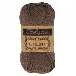 Scheepjes Cahlista Garn Unicolor 507 Chocolate von Scheepjes