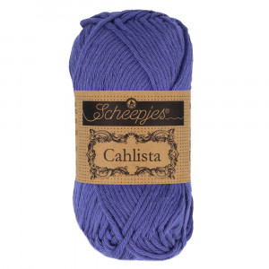 Scheepjes Cahlista Garn Unicolor 508 Deep Amethyst von Scheepjes