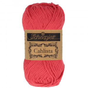 Scheepjes Cahlista Garn Unicolor 516 Candy Apple von Scheepjes