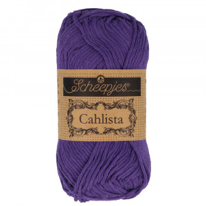 Scheepjes Cahlista Garn Unicolor 521 Deep Violet von Scheepjes