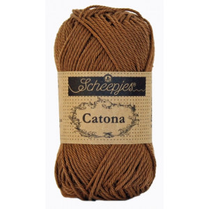 Scheepjes Catona Garn Unicolor 157 Root Beer von Scheepjes