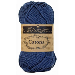 Scheepjes Catona Garn Unicolor 164 Light Navy von Scheepjes