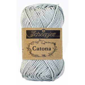 Scheepjes Catona Garn Unicolor 172 Light Silver von Scheepjes