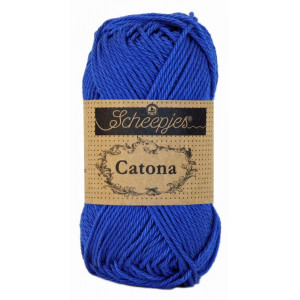 Scheepjes Catona Garn Unicolor 201 Electric Blue von Scheepjes