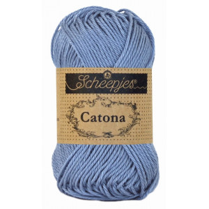 Scheepjes Catona Garn Unicolor 247 Bluebird von Scheepjes