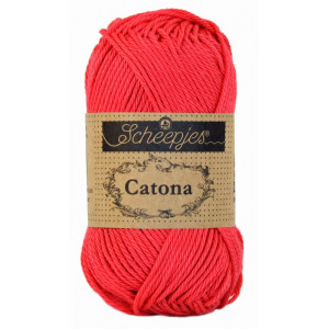 Scheepjes Catona Garn Unicolor 256 Carmelia Rose von Scheepjes