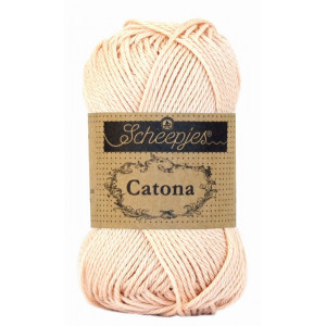 Scheepjes Catona Garn Unicolor 263 Petal Peach von Scheepjes