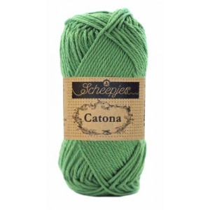 Scheepjes Catona Garn Unicolor 412 Forest Green von Scheepjes