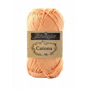 Scheepjes Catona Garn Unicolor 414 Vintage Peach von Scheepjes