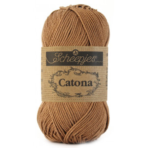 Scheepjes Catona Garn Unicolor 503 Hazelnut von Scheepjes