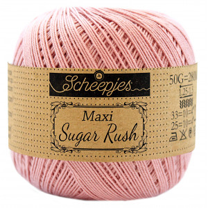 Scheepjes Maxi Sugar Rush Garn Unicolor 408 Old Rosa von Scheepjes