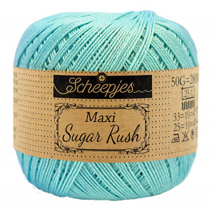 Scheepjes Maxi Sugar Rush Garn Unicolor 397 Cyan von Scheepjes