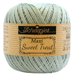 Scheepjes Maxi Sweet Treat Garn Unicolor 402 Silver Green von Scheepjes