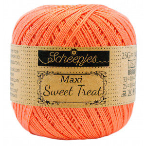 Scheepjes Maxi Sweet Treat Garn Unicolor 410 Rich Coral von Scheepjes