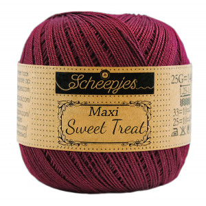 Scheepjes Maxi Sweet Treat Garn Unicolor 750 Bordeau von Scheepjes