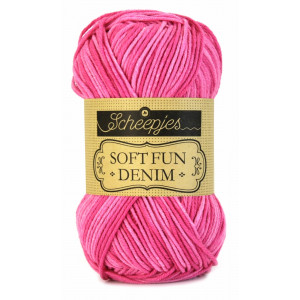 Scheepjes Softfun Denim Garn Print 503 Rosa von Scheepjes