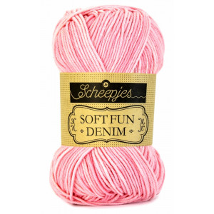 Scheepjes Softfun Denim- Garn Print 504 Rosa von Scheepjes