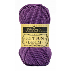 Scheepjes Softfun Denim Garn Print 515 Aubergine von Scheepjes