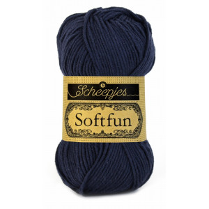 Scheepjes Softfun Garn Unicolor 2401 Marine von Scheepjes