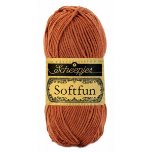 Scheepjes Softfun Garn Unicolor 2431 Terracotta von Scheepjes