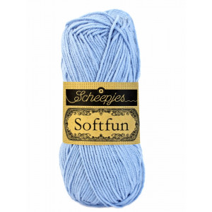 Scheepjes Softfun Garn Unicolor 2432 Hellblau von Scheepjes