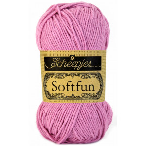 Scheepjes Softfun Garn Unicolor 2480 Rose von Scheepjes