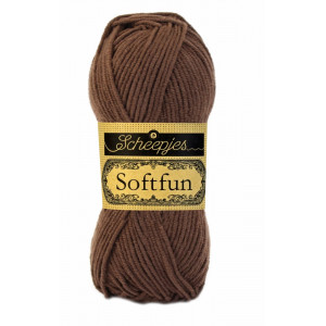 Scheepjes Softfun Garn Unicolor 2491 Braun von Scheepjes