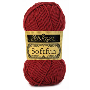 Scheepjes Softfun Garn Unicolor 2492 Bordeaux von Scheepjes