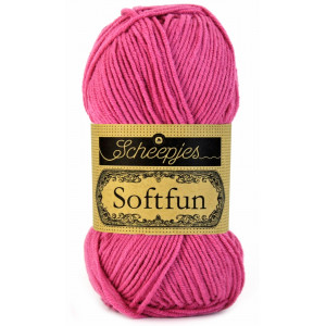 Scheepjes Softfun Garn Unicolor 2495 Rosa von Scheepjes